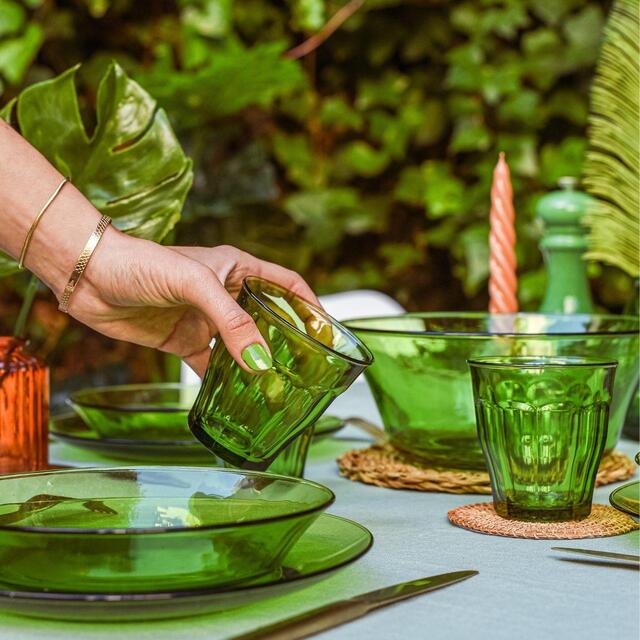 Duralex Picardie Jungle Green Tumbler Set 250ml thumbnail 3