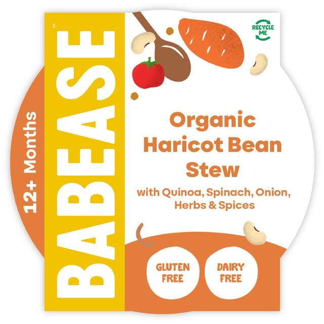 Babease Organic Haricot Bean Stew Baby Food Pot 12+months