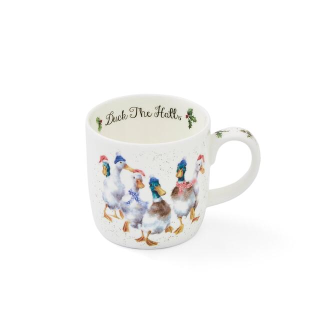 Wrendale Designs Duck the Halls Mug thumbnail 3