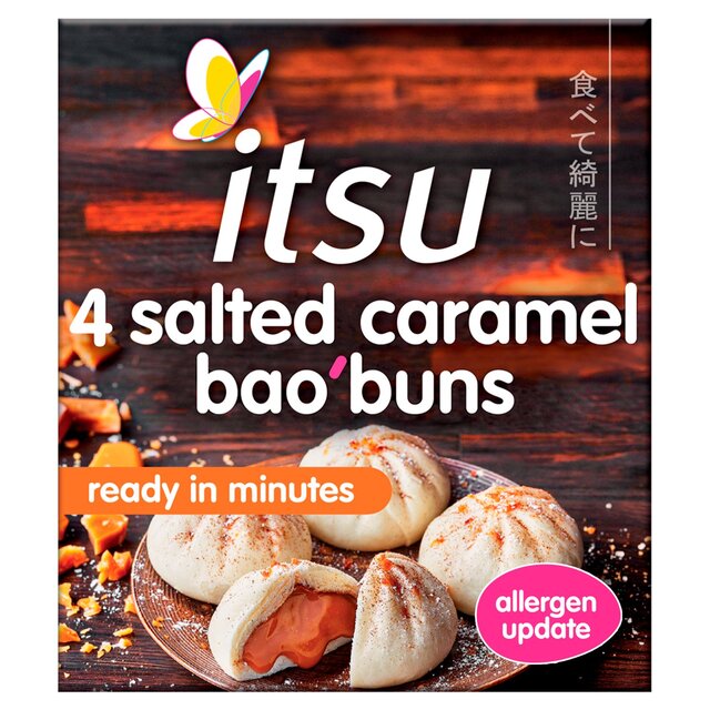 itsu salted caramel 4 bao buns