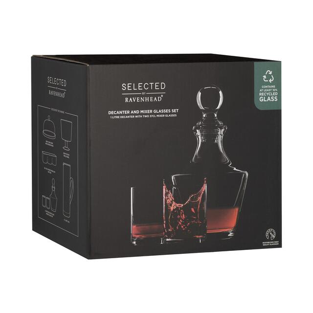 Ravenhead 1Litre Decanter and Glasses Set