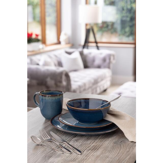 Mason Cash Reactive Blue Dinner Plate thumbnail 3