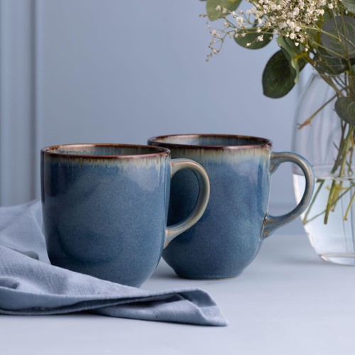 Mason Cash Reactive Blue Mug thumbnail 4