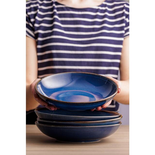 Mason Cash Reactive Blue Pasta Bowl thumbnail 2
