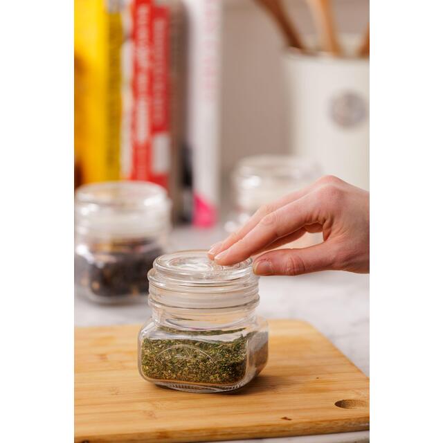 Kilner Square Push Top Jars Set of 3 250ml thumbnail 4