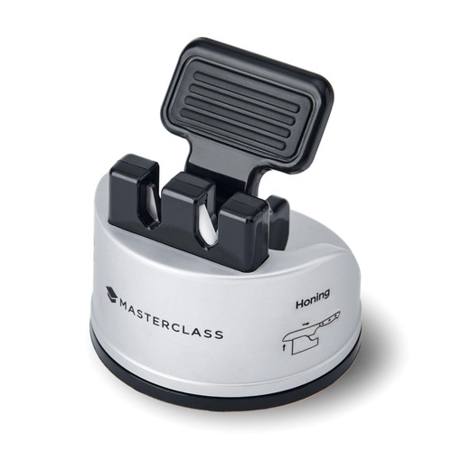 MasterClass Smart Sharp Dual Knife Sharpener, Silver, Gift boxed thumbnail 2