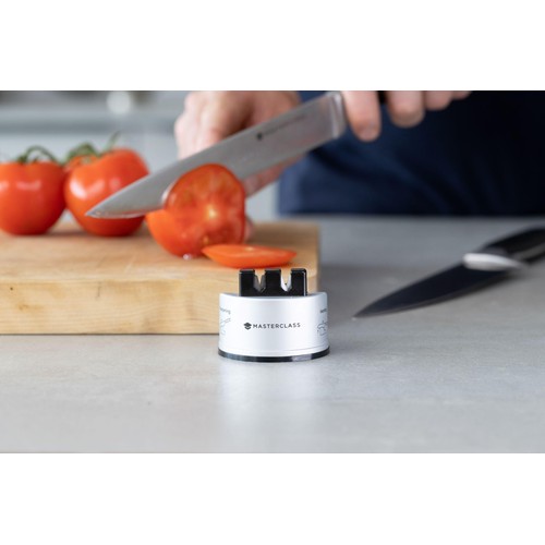 MasterClass Smart Sharp Dual Knife Sharpener, Silver, Gift boxed thumbnail 5