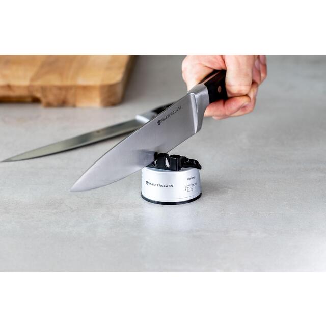 MasterClass Smart Sharp Dual Knife Sharpener, Silver, Gift boxed thumbnail 4