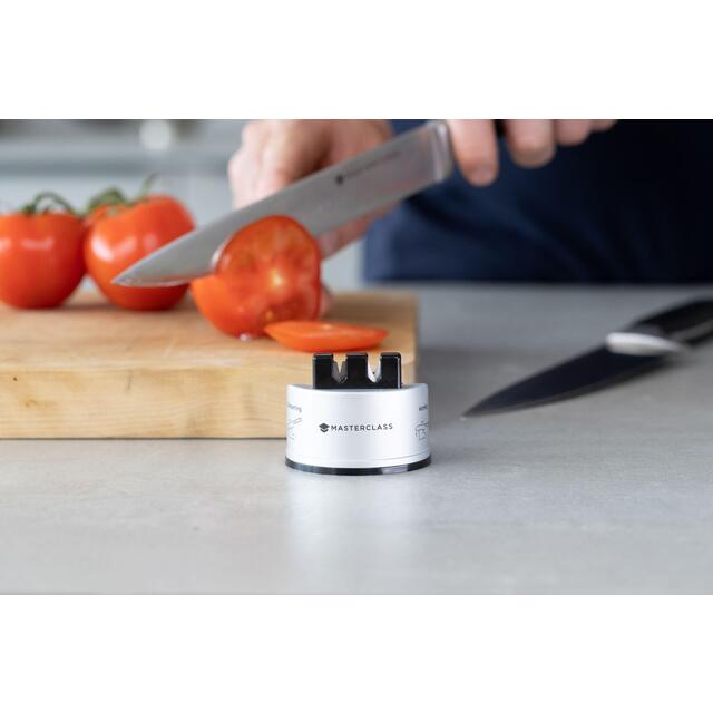 MasterClass Smart Sharp Dual Knife Sharpener, Silver, Gift boxed thumbnail 5