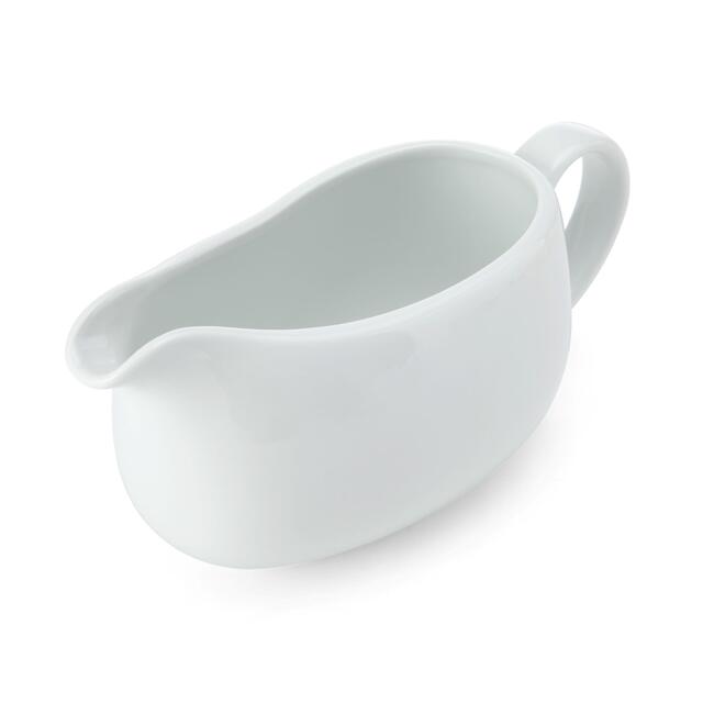 Mikasa Chalk Porcelain Gravy/Sauce Boat, 700ml, Labelled thumbnail 2