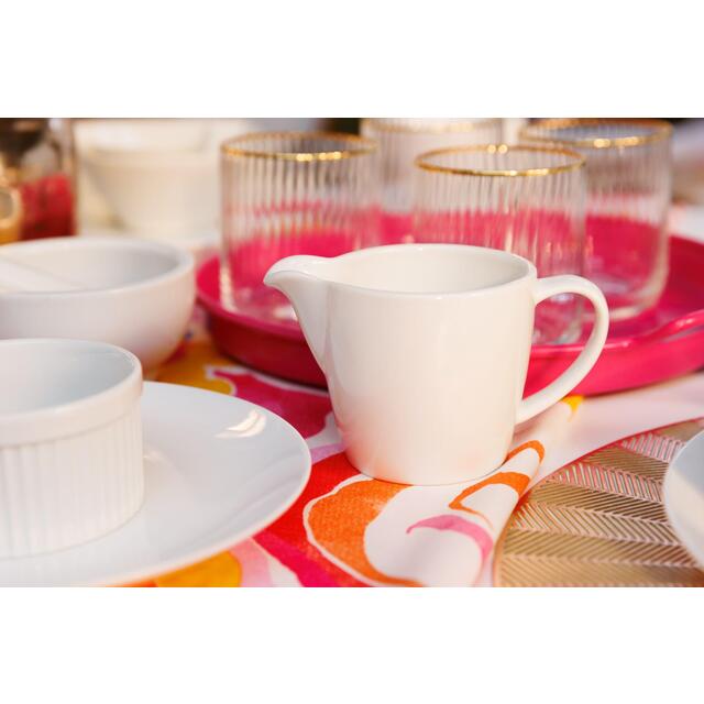 Mikasa Chalk Porcelain Jug, 270ml, Labelled thumbnail 3