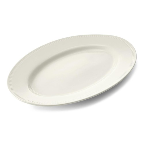 Mikasa Cranborne Stoneware Oval Serving Platter, 39cm, Gift boxed thumbnail 2