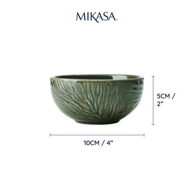 Mikasa Jardin 4pc Stoneware Dip Bowl Set, 10cm, Gift boxed thumbnail 3