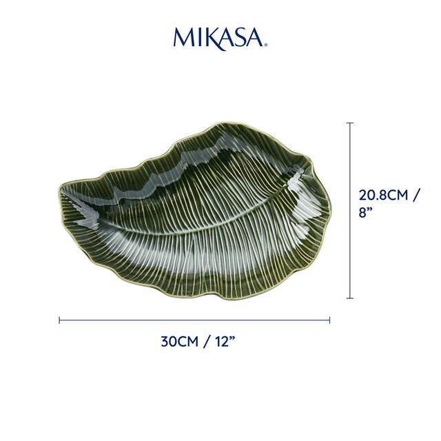Mikasa Jardin Stoneware Leaf Serving Dish, 30cm, Gift boxed thumbnail 3