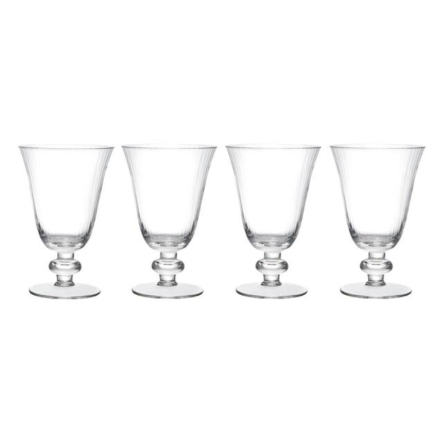 Mikasa Salerno 4pc Wine Glasses, 260ml, Gift boxed