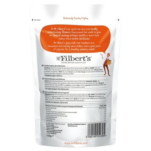 Mr Filberts Sweet Chilli Rice Crackers thumbnail 3
