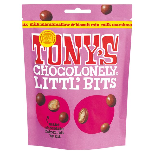 Tony's Chocolonely Littl' Bits Milk Marshmallow & Biscuit Mix