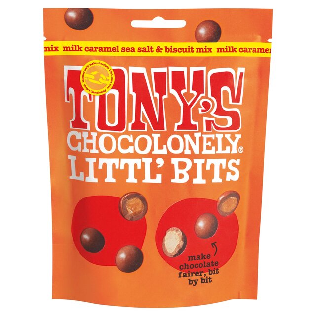 Tony's Chocolonely Littl' Bits Milk Caramel Sea Salt & Biscuit Mix