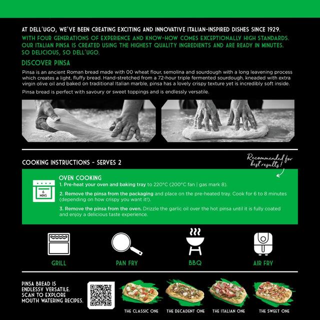 Dell'Ugo Italian Pinsa with Garlic Oil thumbnail 2