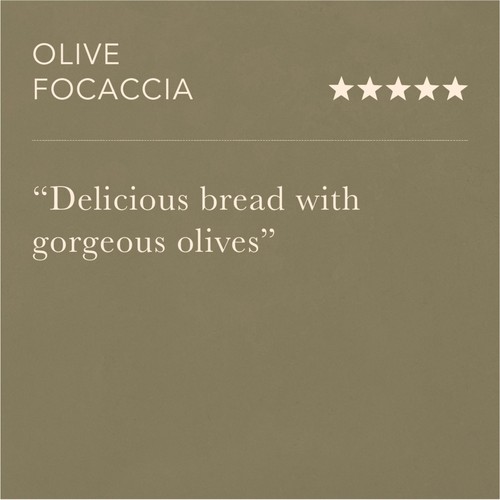 Pasta Evangelists Olive Focaccia thumbnail 4