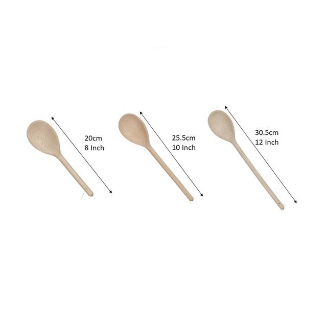 Tala FSC Set 3 Beechwood Spoons thumbnail 2