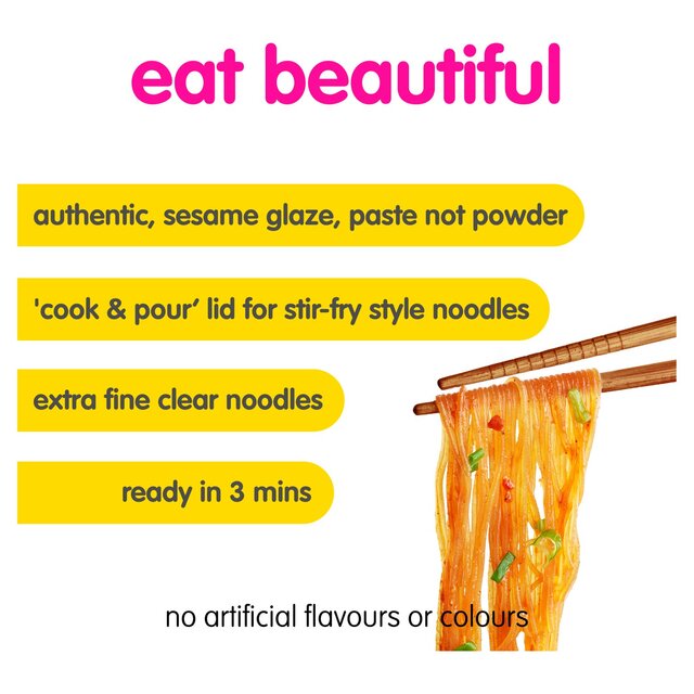 itsu Sesame Glaze Crystal Noodle Cup thumbnail 3