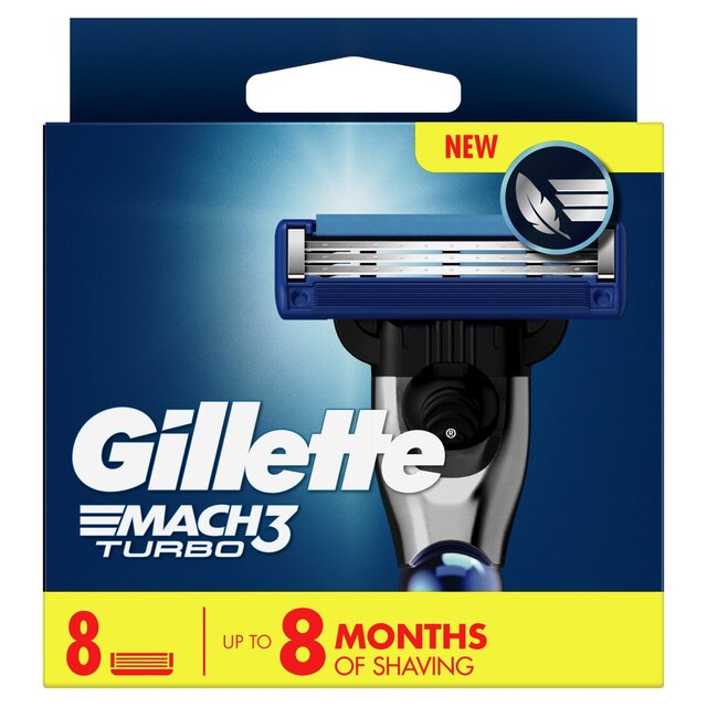 Gillette Mach 3 Turbo Razor Blades thumbnail 2