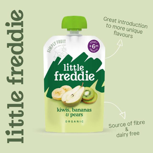Little Freddie Organic Zesty Kiwis, Bananas & Pear thumbnail 2