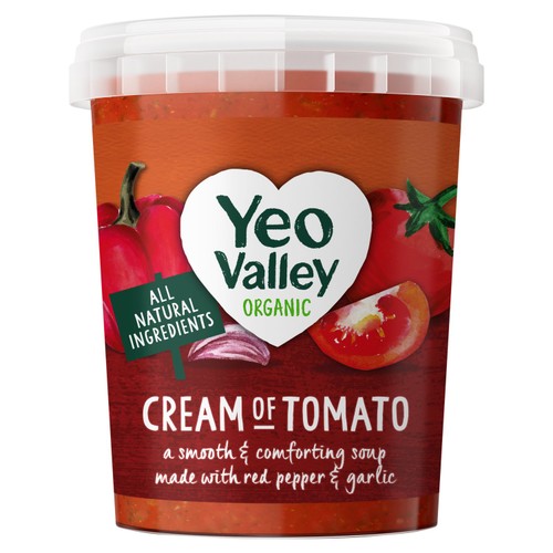 Yeo Valley Organic Cream of Tomato Soup with red pepper and garlic