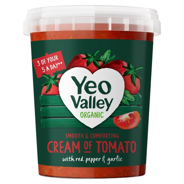 Yeo Valley Organic Cream of Tomato Soup with red pepper and garlic