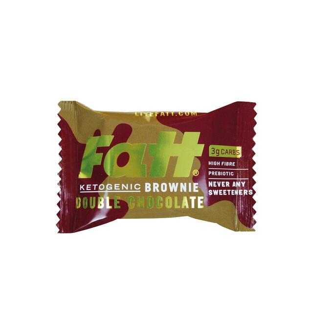 Fatt Double Chocolate Ketogenic Brownie