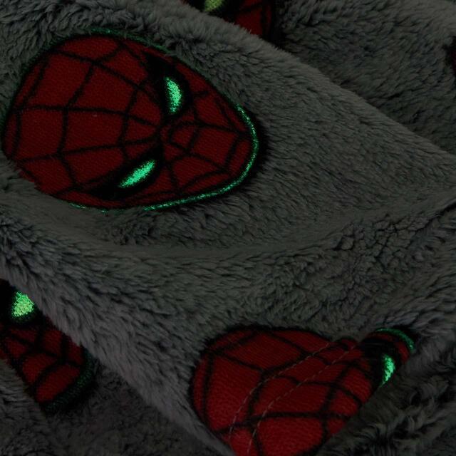 M&S TB Glow In The Dark Spiderman Robe 2-3 Y Black Mix thumbnail 2