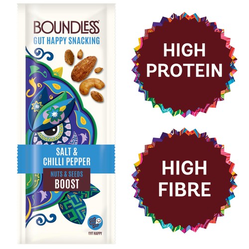 Boundless, Salt & Chilli Pepper, Nuts & Seeds Boost