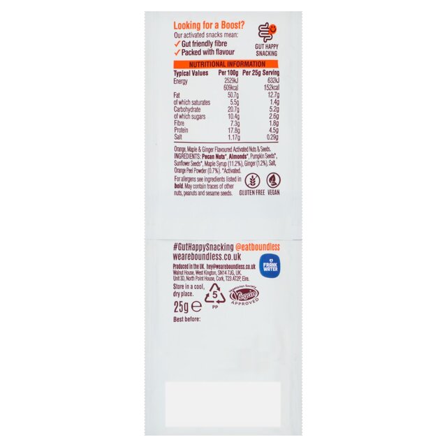 Boundless, Orange & Maple Syrup, Nuts & Seeds Boost thumbnail 3