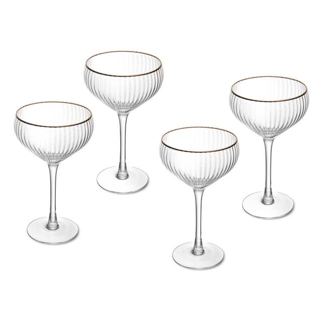 Mikasa Sorrento Champagne Coupe Glasses, 350ml thumbnail 2