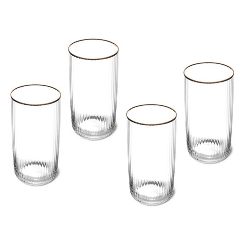 Mikasa Sorrento 4pc Highball Glasses, 510ml, Gift boxed thumbnail 2