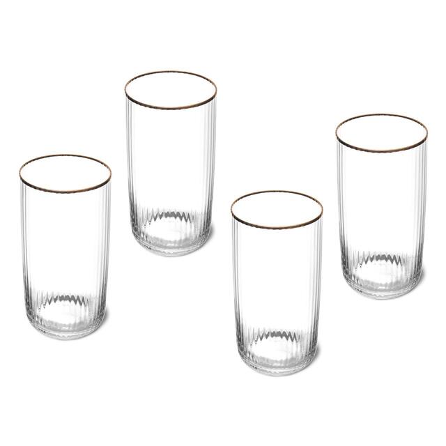 Mikasa Sorrento 4pc Highball Glasses, 510ml, Gift boxed thumbnail 2