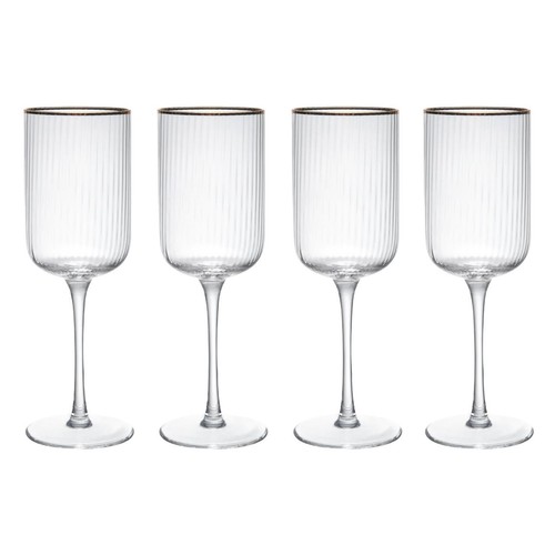 Mikasa Sorrento 4pc Red Wine Glasses, 450ml, Gift boxed