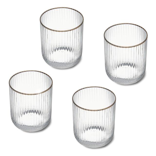 Mikasa Sorrento 4pc Stemless Glasses, 400ml, Gift boxed thumbnail 2