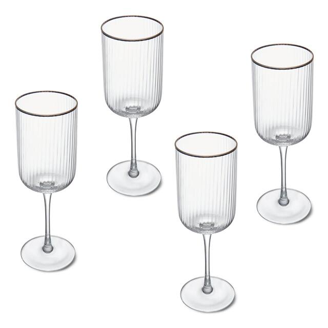 Mikasa Sorrento 4pc White Wine Glasses, 400ml, Gift boxed thumbnail 2