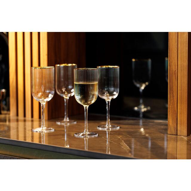 Mikasa Sorrento 4pc White Wine Glasses, 400ml, Gift boxed thumbnail 4