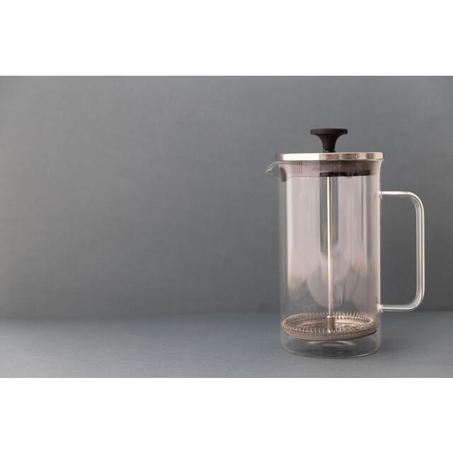 La Cafetiere Glass Cafetiere, 8-Cup, Clear/Black thumbnail 2
