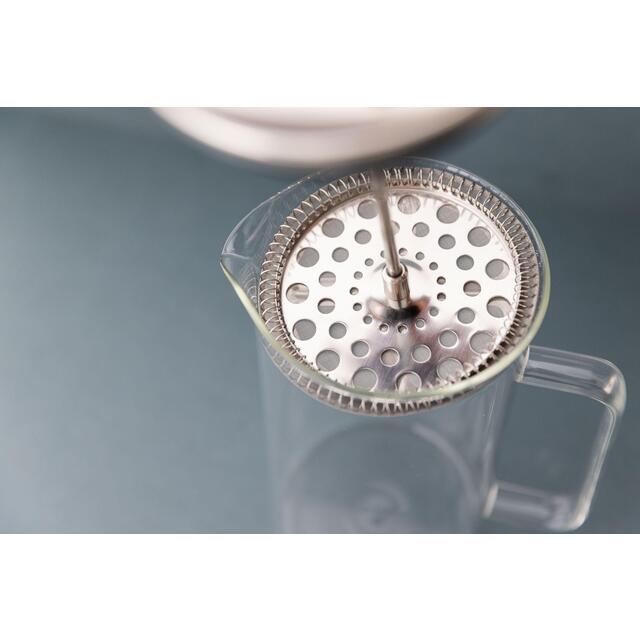 La Cafetiere Glass Cafetiere, 8-Cup, Clear/Black thumbnail 3