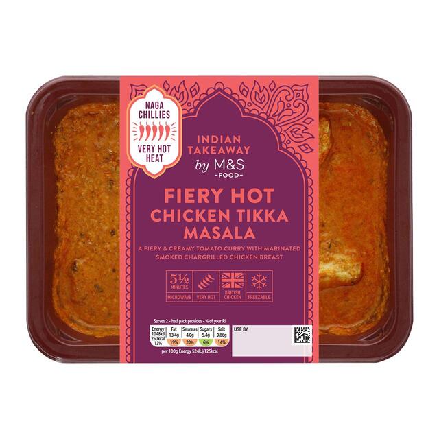 M&S Fiery Hot Chicken Tikka Masala thumbnail 2