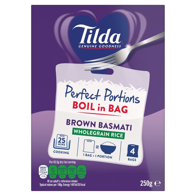 Tilda Boil in the Bag Brown Basmati Rice thumbnail 2