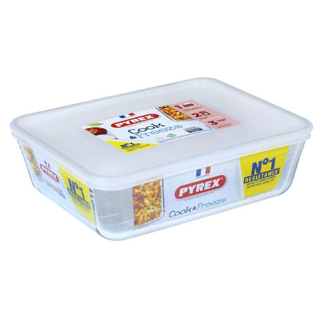 Pyrex Cook & Freeze Dish with Lid 2.6L