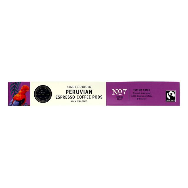 M&S Collection Peruvian Espresso Coffee Pods