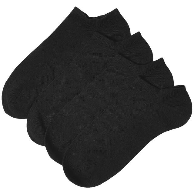 M&S Womens Collection Sumptuously Soft Trainer Liners, 5 Pack, Black