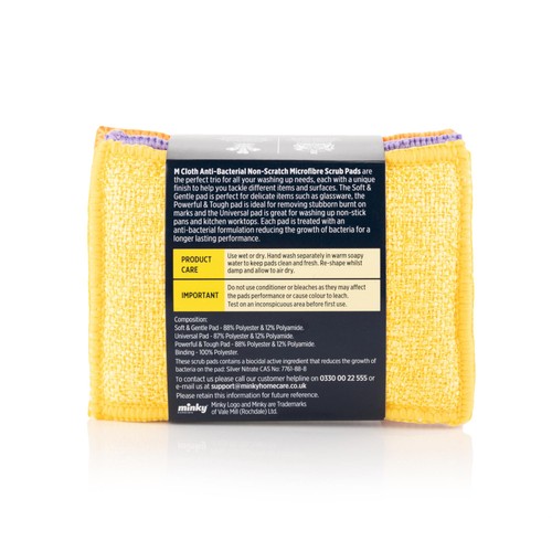 Minky M Cloth Anti Bac Scrub Pads thumbnail 3