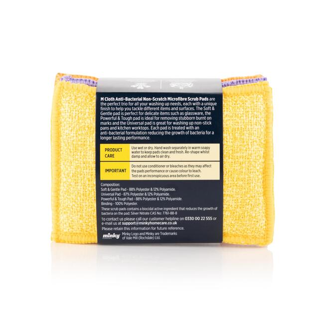 Minky M Cloth Anti Bac Scrub Pads thumbnail 3